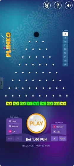 Plinko online game