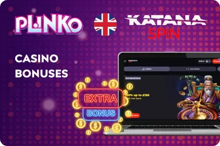 Plinko Katana Spin UK Casino Bonuses