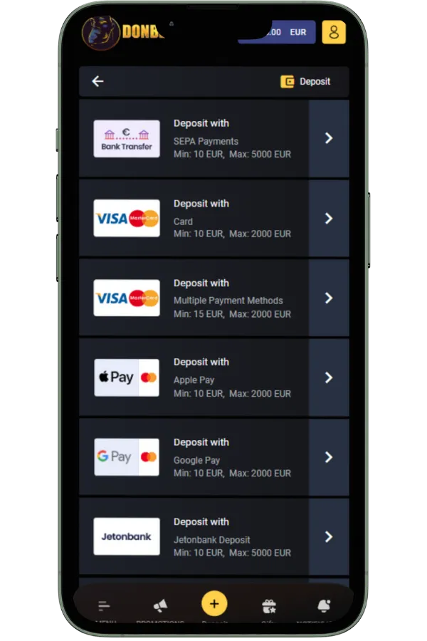 Make Your First Deposit